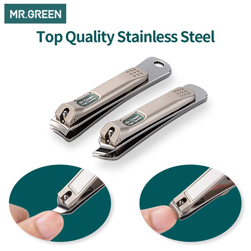 Bộ Dụng Cụ Chăm Sóc Móng Tay MR.GREEN Bằng Thép Không Gỉ