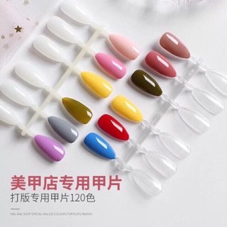 Móng mẫu xương cá gắn sổ làm nail