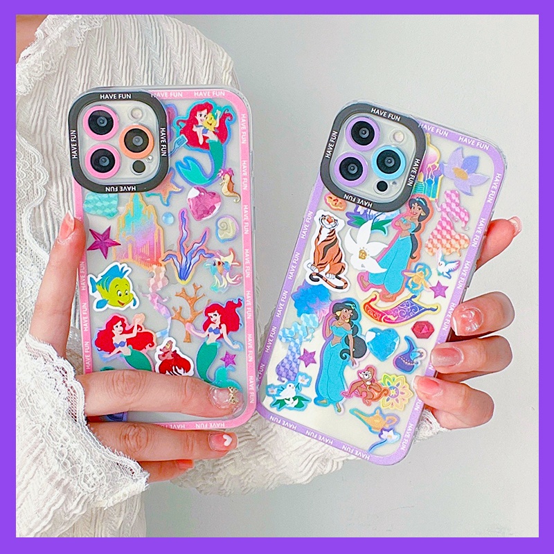 Ốp Điện Thoại In Hình Tiên Cá Mùa Hè Cho OPPO A76 A36 A55 A54 A74 A95 A94 A16 A16K A15 A15S A12 A7 A5S A53 A33 A9 A5 2020 A31 A92 A52