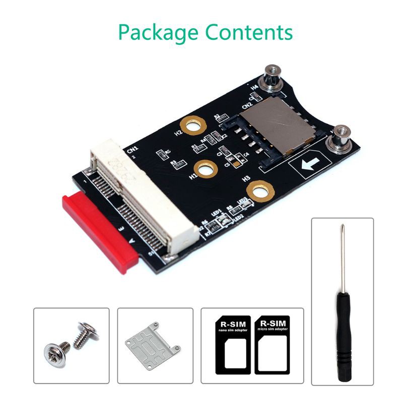 Adapter Chuyển Đổi Pci-E Sang M.2 (Ngff) Key A / E Với Khe Sim Cho Wifi Wwan Lte | BigBuy360 - bigbuy360.vn