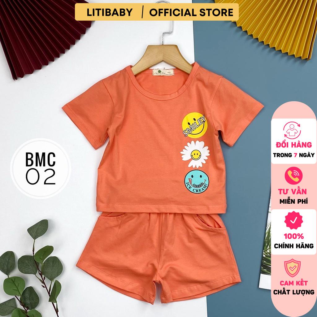 Bộ BG mặt cười quần đùi LITIBABY S9/14