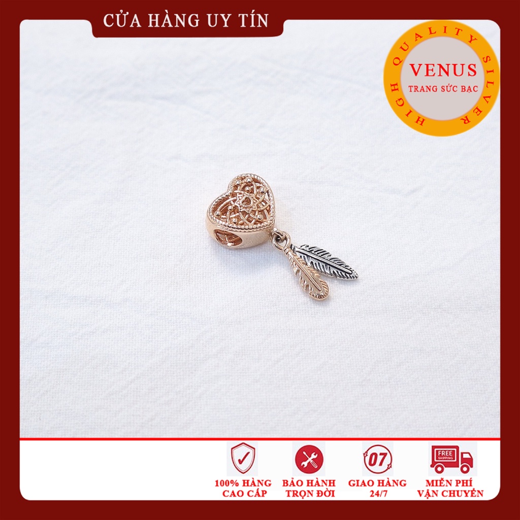 [Charm bạc 925 cao cấp] Charm treo deam xi vàng- Mã sản phẩm VENUSDRX