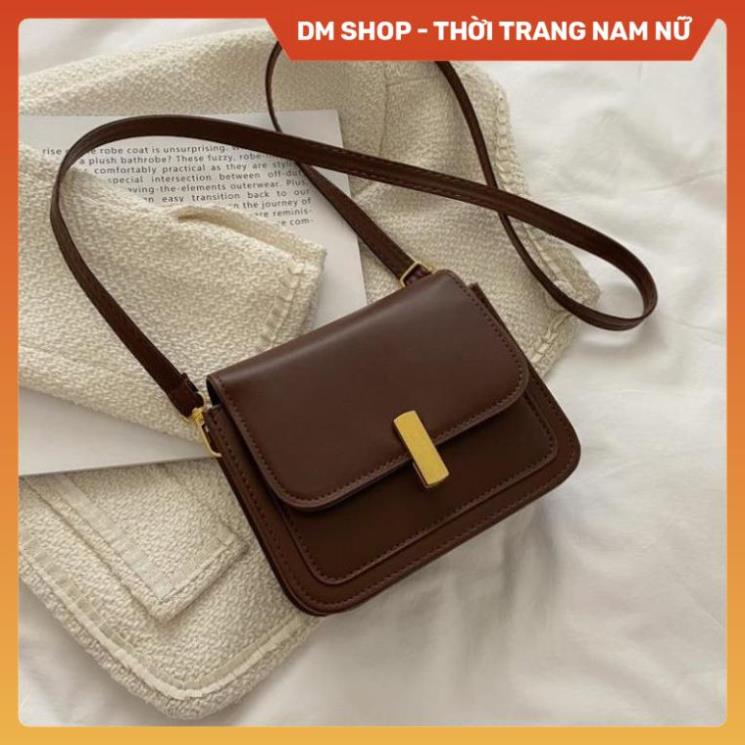 Túi Xách Nữ Thời Trang Đeo Chéo Thời Trang Sinh Viên Đi Làm, Túi Sách khoắc vai Trắng Sữa Đen Nâu XỊn