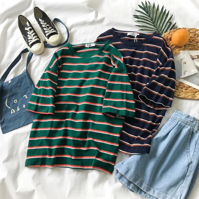 ÁO PHÔNG OVERSIZE UNISEX KẺ