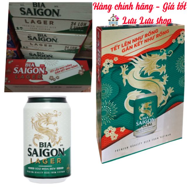 ( Tp.HCM) Bia Sài Gòn xanh lager xanh