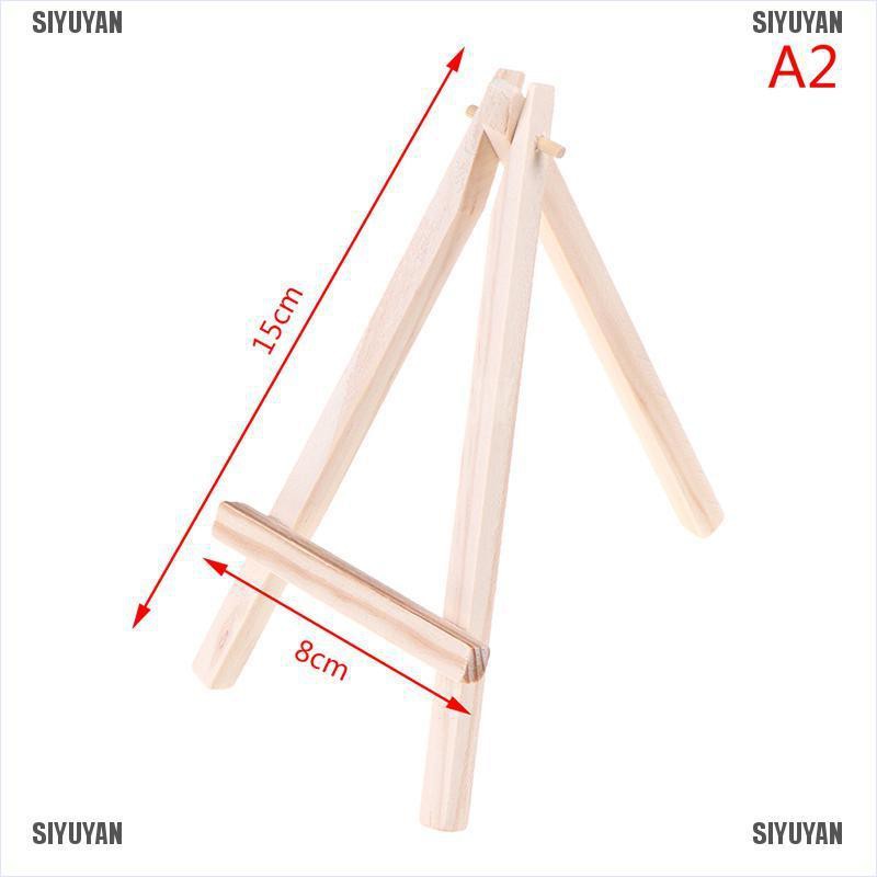 Giá Đỡ Ba Chân Mini Bằng Gỗ & Vải Bạt Dùng Trưng Bày Tranh Vẽ