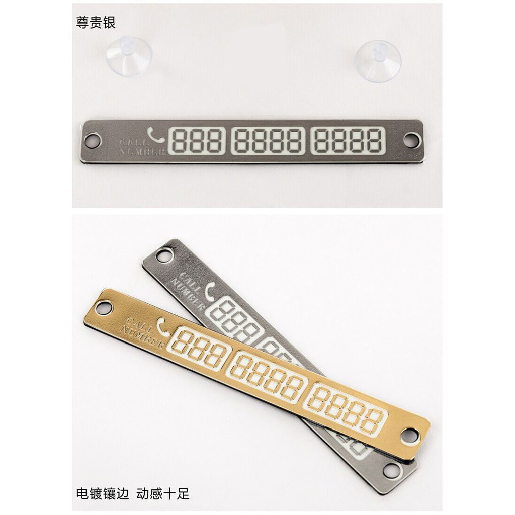 Thẻ ghi số điện thoại gắn kính ô tô xe hơi khi đỗ xe tiện lợi hiệu quả