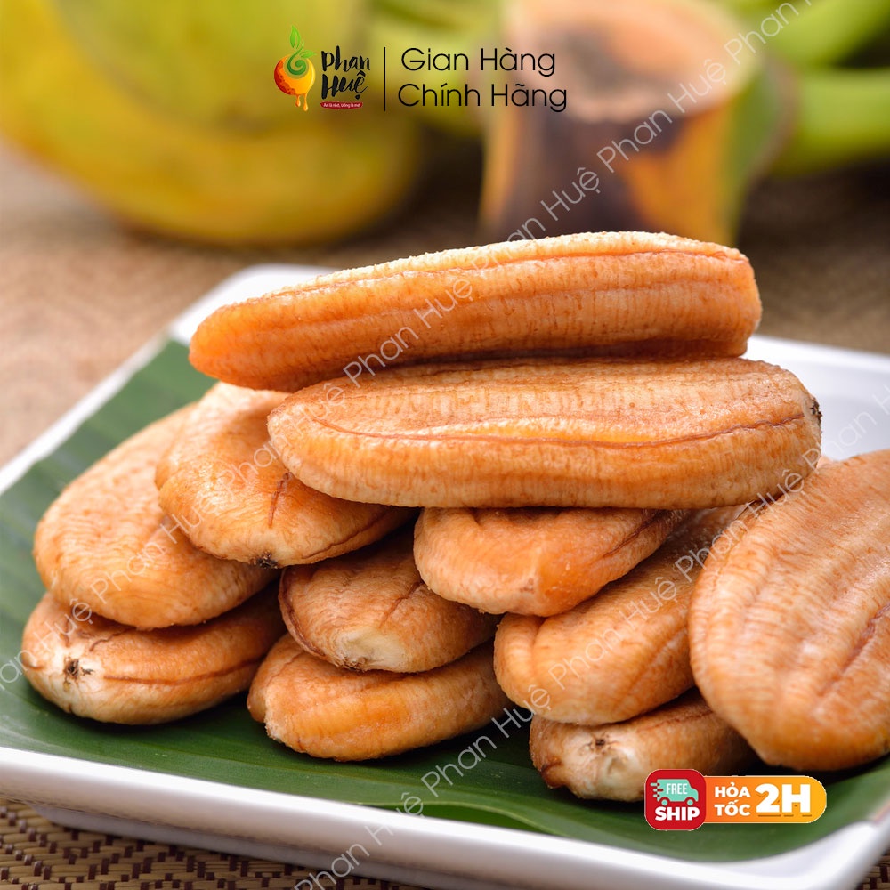 Chuối sấy dẻo chua ngọt nguyên quả 100g 300g 500g - Ô Mai Phan Huệ