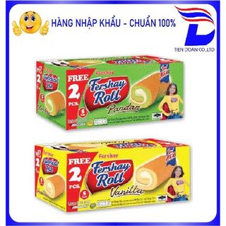 [VOUCHER8%] Bánh bông lan cuộn thái lan FRESHAY ROLL 240g