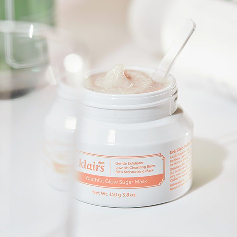 Tẩy da chết và Mặt nạ dành cho mặt Klairs Youthful Glow Sugar Mask 110g