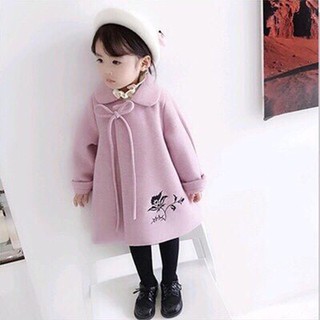 Áo khoác dáng dài cho bé gái