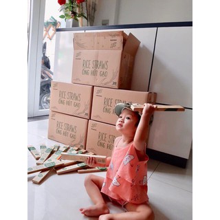 Ống hút gạo 10 ống/hộp