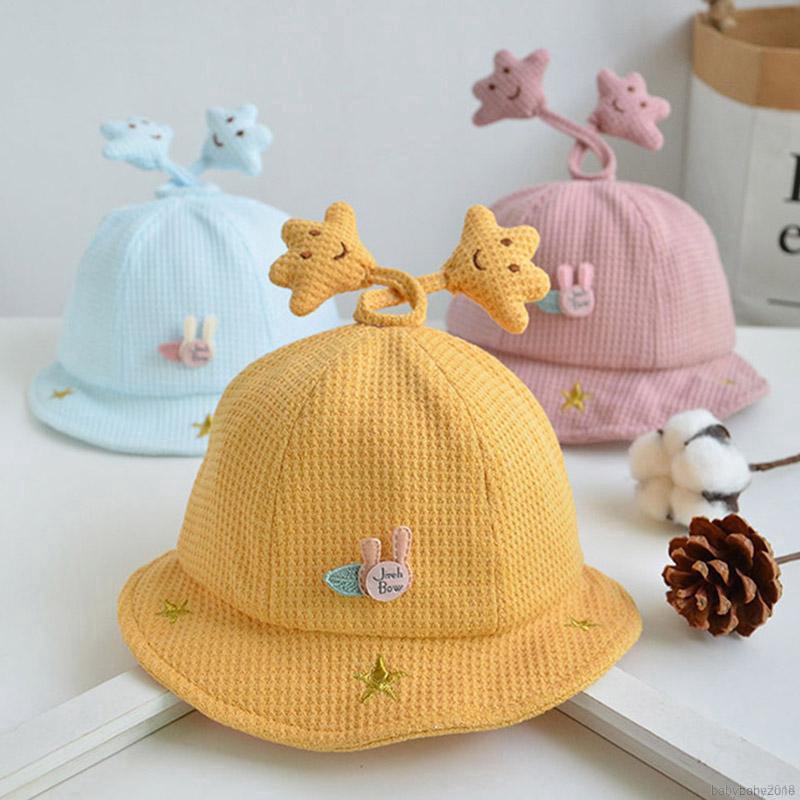 Baby Boys Girls Toddler Cartoon Print Bucket Hats