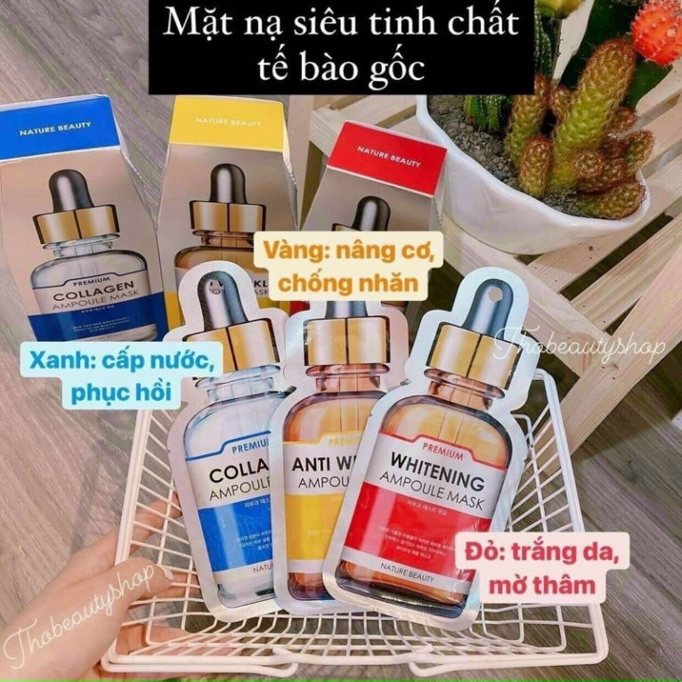 [FREESHIP TOÀN QUỐC] Mặt Nạ Siêu Tinh Chất TẾ BÀO GỐC Collagen Tươi Ampoule Mask OGANIC 100% Nature Beauty | BigBuy360 - bigbuy360.vn