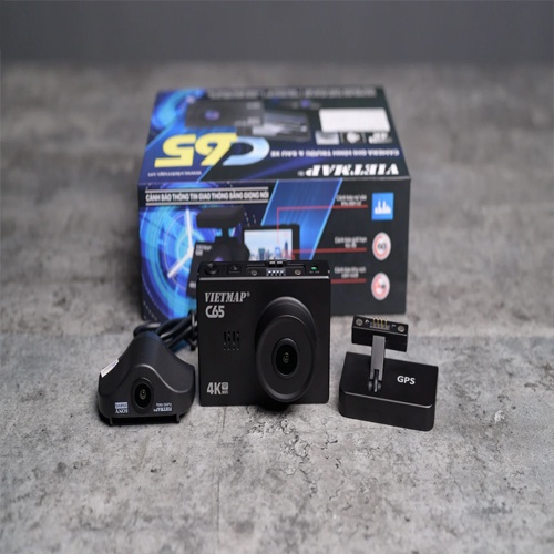 Camera hành trình VIETMAP Model C6, độ phân giải full HD, góc quay 170 độ