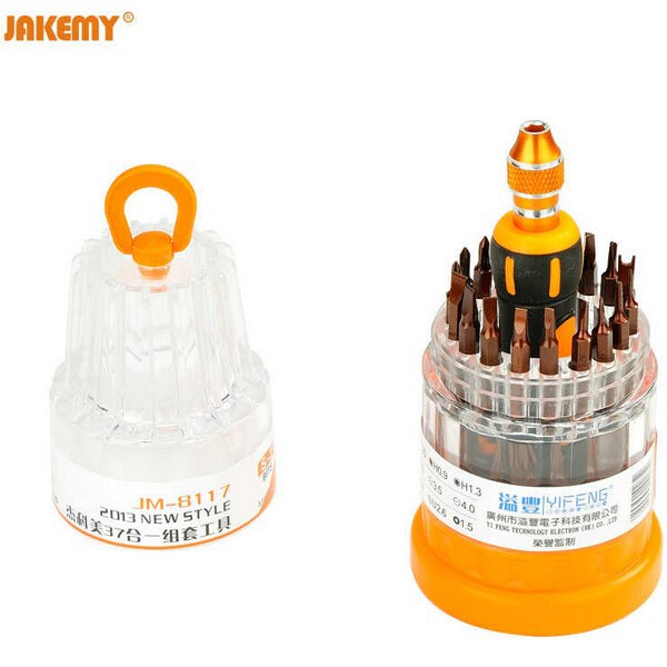 Bộ tua vít JAKEMY JM-8117 (Chính hãng) có từ tính có thể thay thế bộ sữa chữa