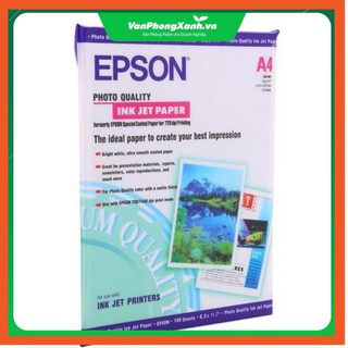 Giấy In Ảnh Epson A4- 720 dpi (100 tờ/tập) giấy mịn Thăng Long