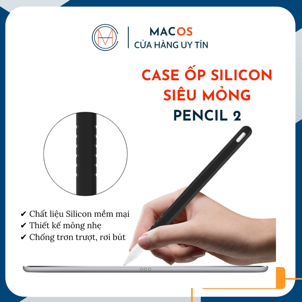 Vỏ case cho Apple Pencil 2 bao bọc bút silicon chống va đập (AP04)