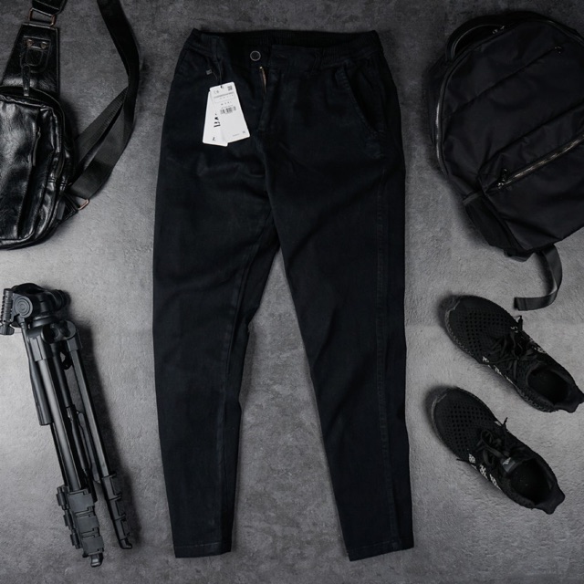 Quần KaKi Nam Co Giãn Ống Côn Dáng Công Sở  Thiết Kế Lưng Thun Dáng 4 Màu Đen Ghi Xám Be | BigBuy360 - bigbuy360.vn