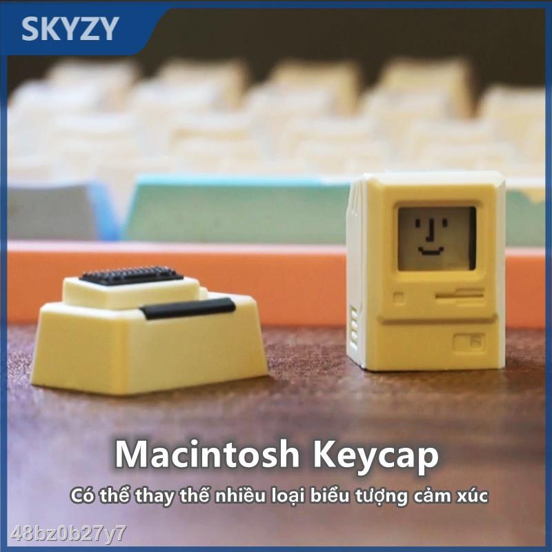 xịn 【Trong kho】Keycap Macintosh Chất liệu ABS 1981 Bàn phím cơ từ tính retro Keycap