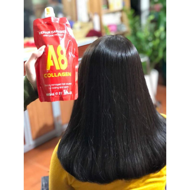 Hấp xả siêu phục hồi  collagen A8