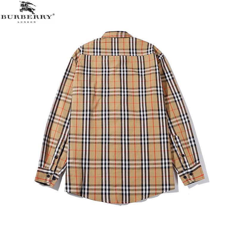 ❤  ❤ Burberr-------Áo Sơ Mi Caro Tay Dài Thời Trang Cho Cặp Đôi