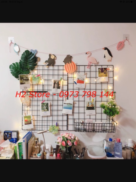 🎈TẶNG ĐINH TREO 🎀 LƯỚI SẮT / THÉP TĨNH ĐIỆN DECOR NHÀ CỬA, TRANG TRÍ PHÒNG NGỦ, TREO ẢNH