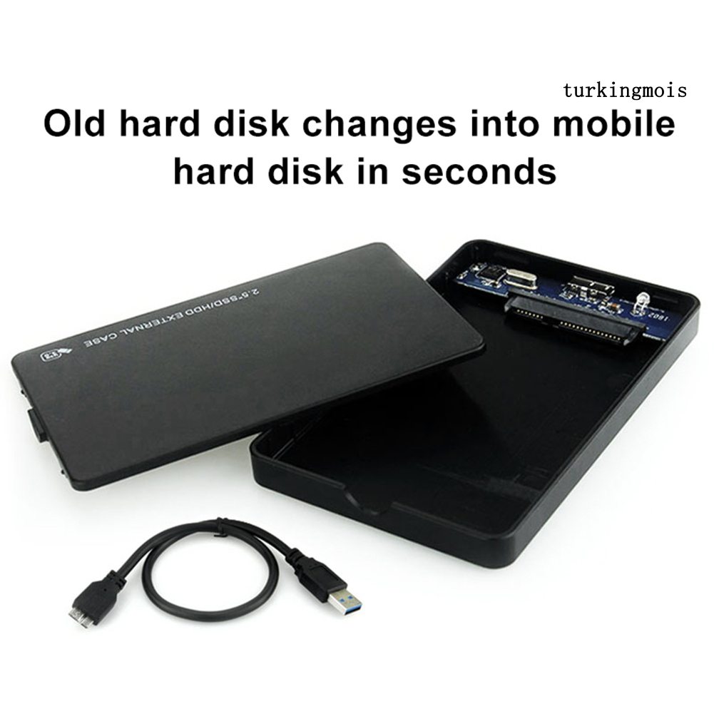 Hộp Đựng Ổ Cứng Ngoài Usb 3.0 / 2.0 2.5inch Sata Kèm Phụ Kiện | BigBuy360 - bigbuy360.vn