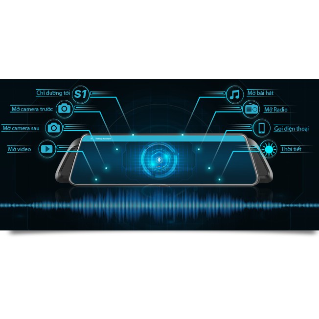 Camera hành trình gương VIETMAP iDVR P2 + thẻ 32GB và Sim data - ĐIỀU KHIỂN BẰNG GIỌNG NÓI | BigBuy360 - bigbuy360.vn