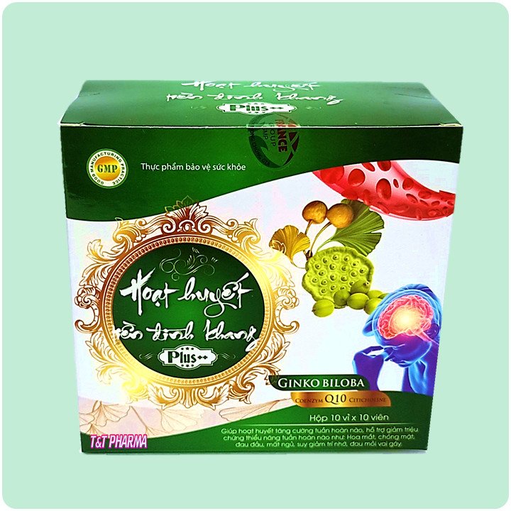 Hoạt Huyết Tiền Đình Khang Giúp Tăng Cường Tuần Hoàn Não, Hỗ Trợ Giảm Thiểu Năng Tuần Hoàn Não, Bổ Não - Xanh