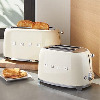 Máy nướng bánh mì SMEG TOASTER TSF01PGEU phong cách retro nhiều màu [Hàng Đức]