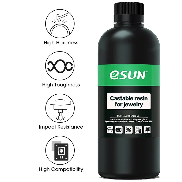 Nhựa in 3d eSun Hard-Tough Resin  0.5kg-1kg/Chai