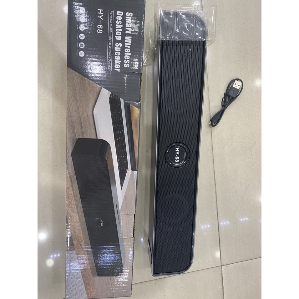Loa Bluetooth HY-68 Thanh Dài. Âm Thanh To, Rõ Ràng . Kiểu Dáng Trẻ Trung, Năng Động. Bảo Hành Lên Đến 12 Tháng
