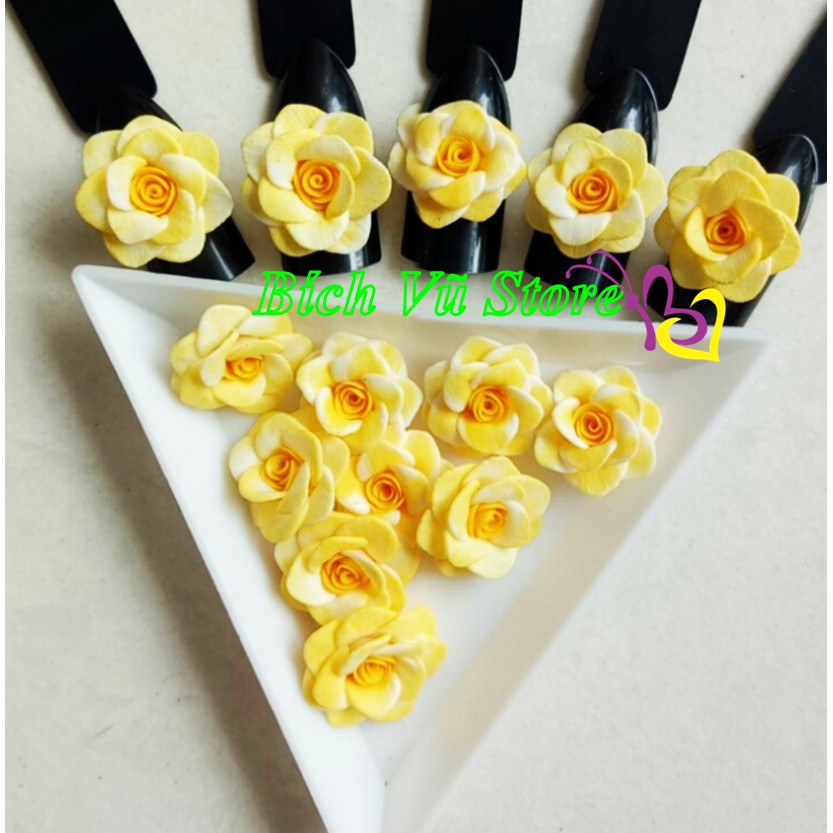 Hoa bột 4D, Fatasy, hoa hồng pháp | 18K/cặp