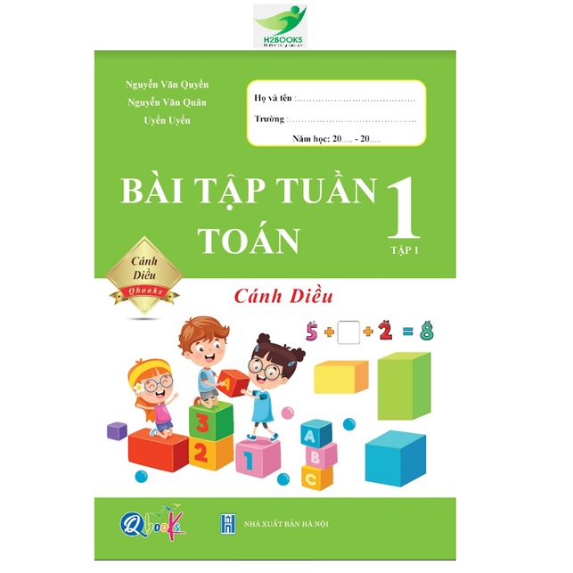 Sách - Cánh Diều lớp 1 - Bài Tập Tuần môn Toán tập 1 (biên soạn theo chương trình mới nhất của Bộ giáo dục)