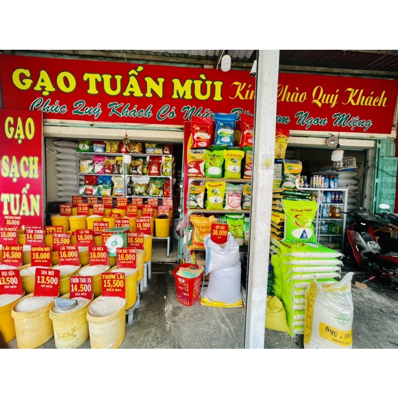 Gạo Lứt Tím Than ,Gạo Ông Thọ Dẻo Mềm Thơm Cơm (Túi 1ký)