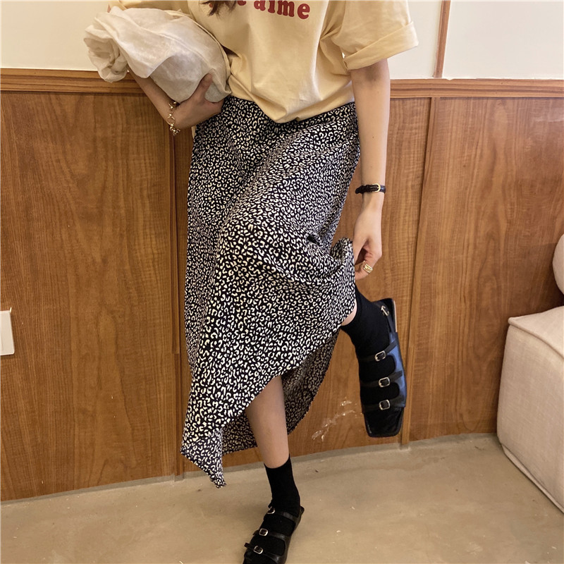 Chân Váy Nữ Lưng Cao Dáng Chữ A Họa Tiết Da Báo Phong Cách Vintage Hàn Quốc | BigBuy360 - bigbuy360.vn
