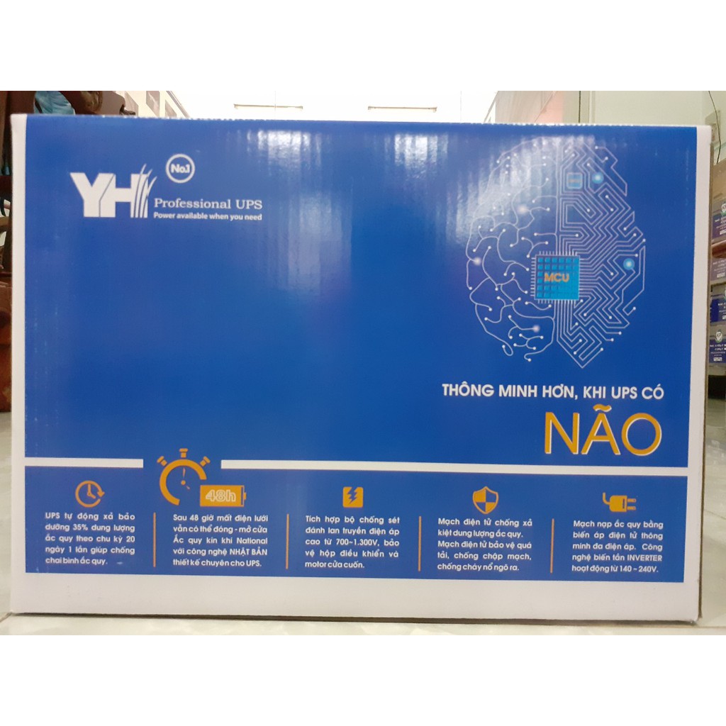 Bình lưu điện cửa cuốn YH C800