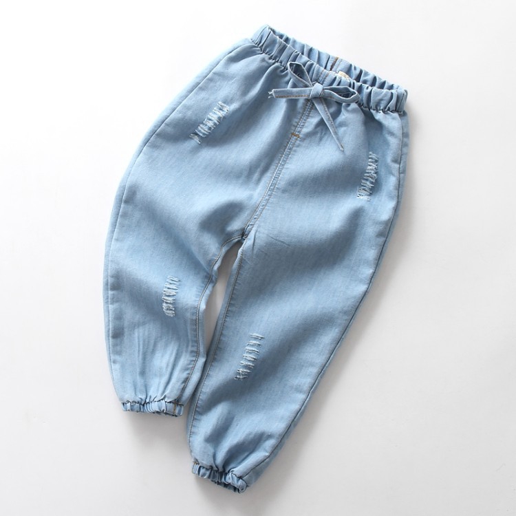 Quần Jean Denim Dài Cho Bé Gái (1-6 Tuổi)