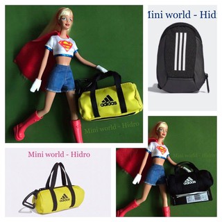 Móc khoá Adidas ô tô túi xách xuất dư dùng được cho búp bê 1/6 Barbie Ken ani animator.