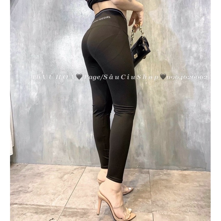 Quần legging cạp cao gen bụng(kèm hộp)