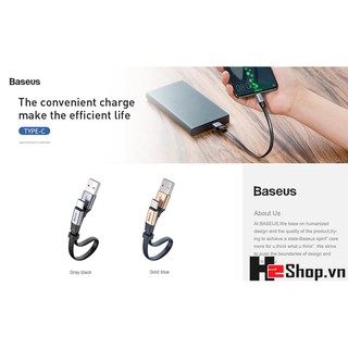 CÁP BASEUS USB TO TYPE-C 40W 23CM