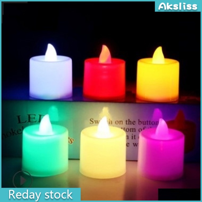 Đèn Led Giả Hình Ngọn Nến Độc Đáo Trang Trí Tiệc Cưới/ Tiệc Tùng