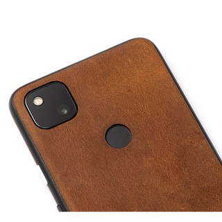DÁN DA GOOGLE PIXEL 4A - Chính hãng Khắc Tên, chất liệu da bò