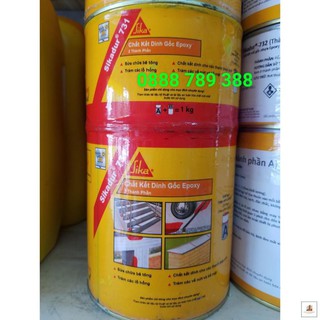 Sikadur 731 - keo epoxy cấy thép 2 thành phần d<16