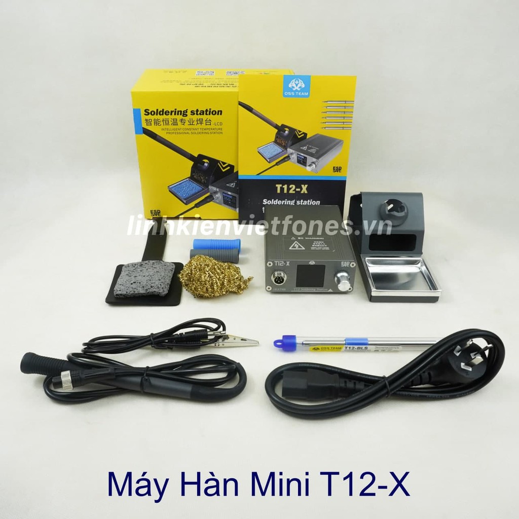 Trạm hàn mini T12-X OSS chính hãng (máy hàn mini)