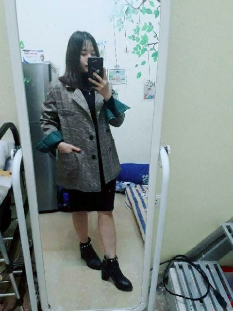 [KÈM QUÀ TẶNG] ÁO BLAZER SỌC KẺ, hàng sẵn (kèm ảnh thật). | BigBuy360 - bigbuy360.vn