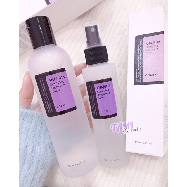 NƯỚC HOA HỒNG COSRX AHA BHA CLARIFYING TREATMENT TONER