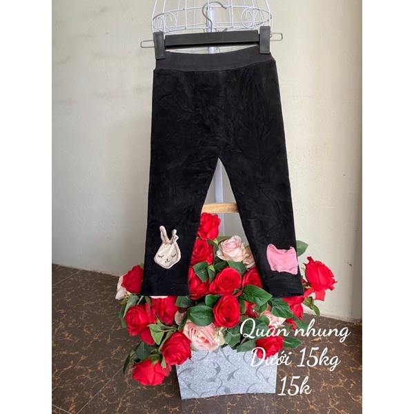 Quần nỉ nhung trẻ em