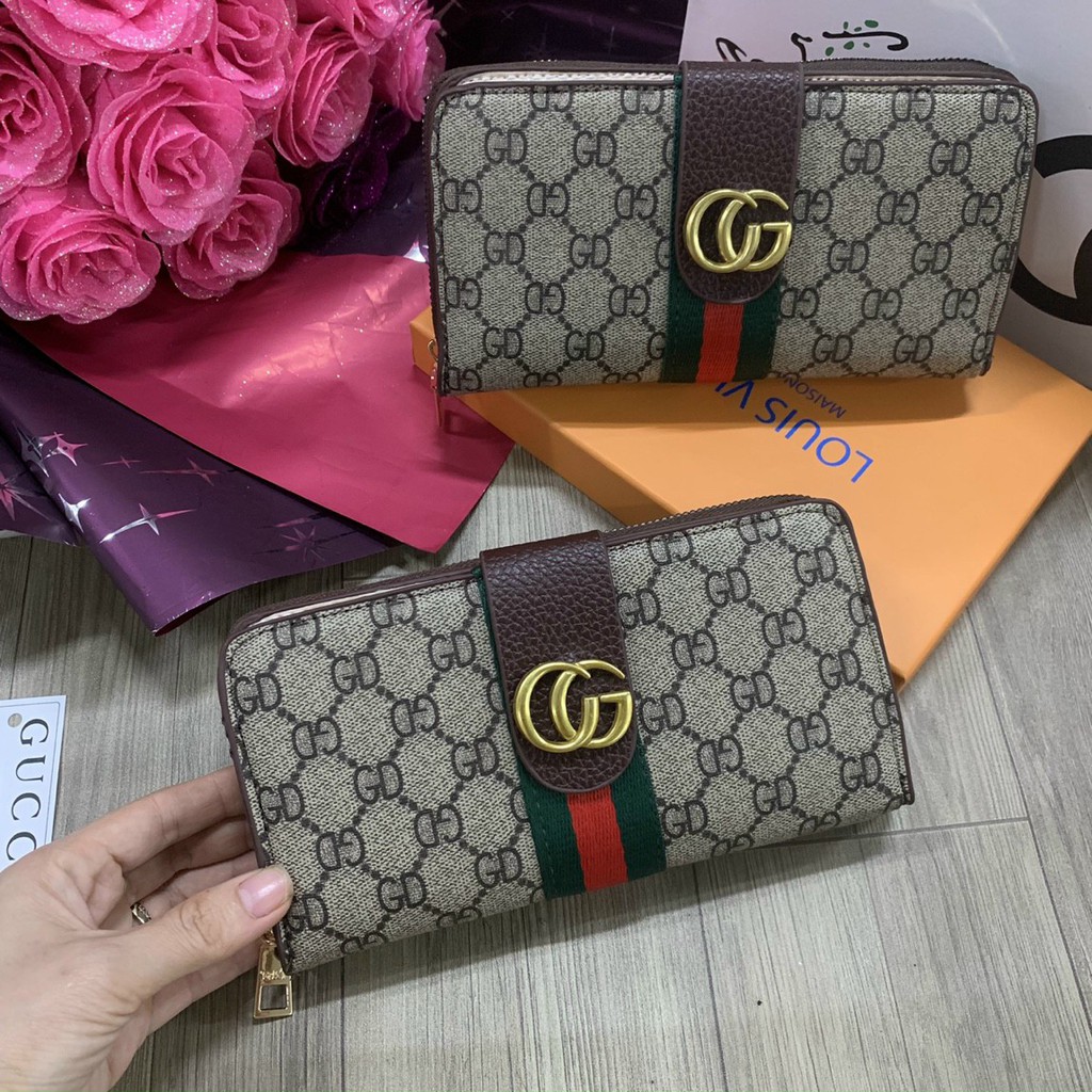 Ví đựng tiền 💓 𝑭𝑹𝑬𝑬𝑺𝑯𝑰𝑷 💓 Ví dáng Gucci kiểu dáng thời trang phong cách Hàn Quốc